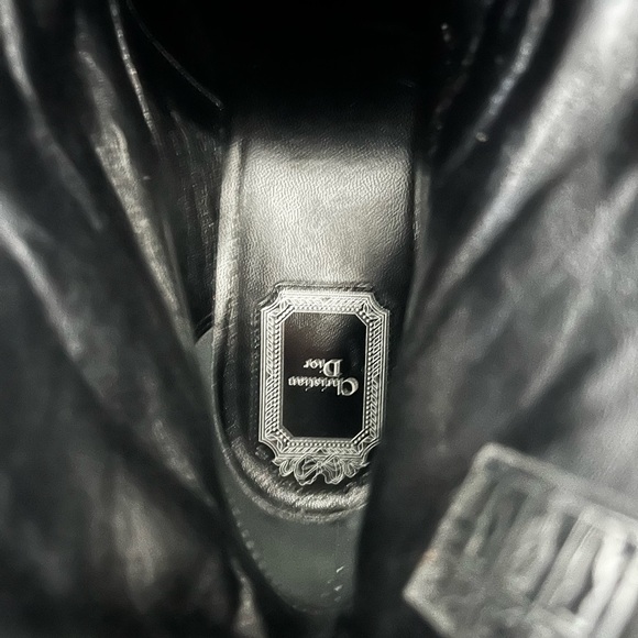 Dior Rebelle Lambskin Combat Boot - Picture 10 of 11